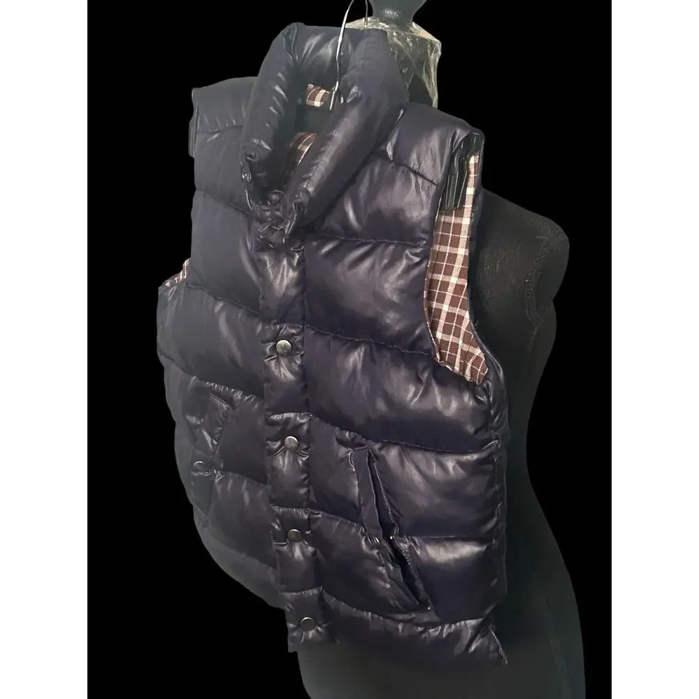 GAP Kids Puffer Vest Black Size Small (6–7) Lined Puffy‎